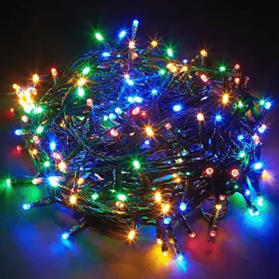Pisca Natal 100 LED 6 5M Colorido Estilo AL-5950Colorido