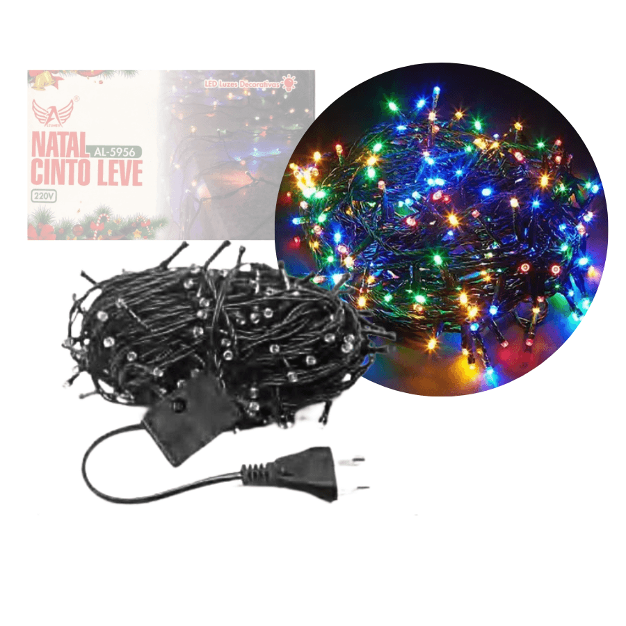 Pisca Natal 200 LED 16M Colorido Estilo Cordão AL-5956 — default