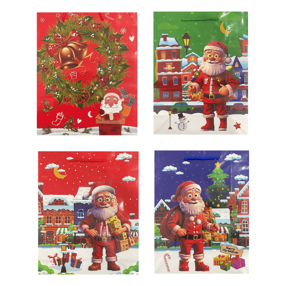 Sacola Plastificada Diversas Estampas Natal ZSS-108 — default