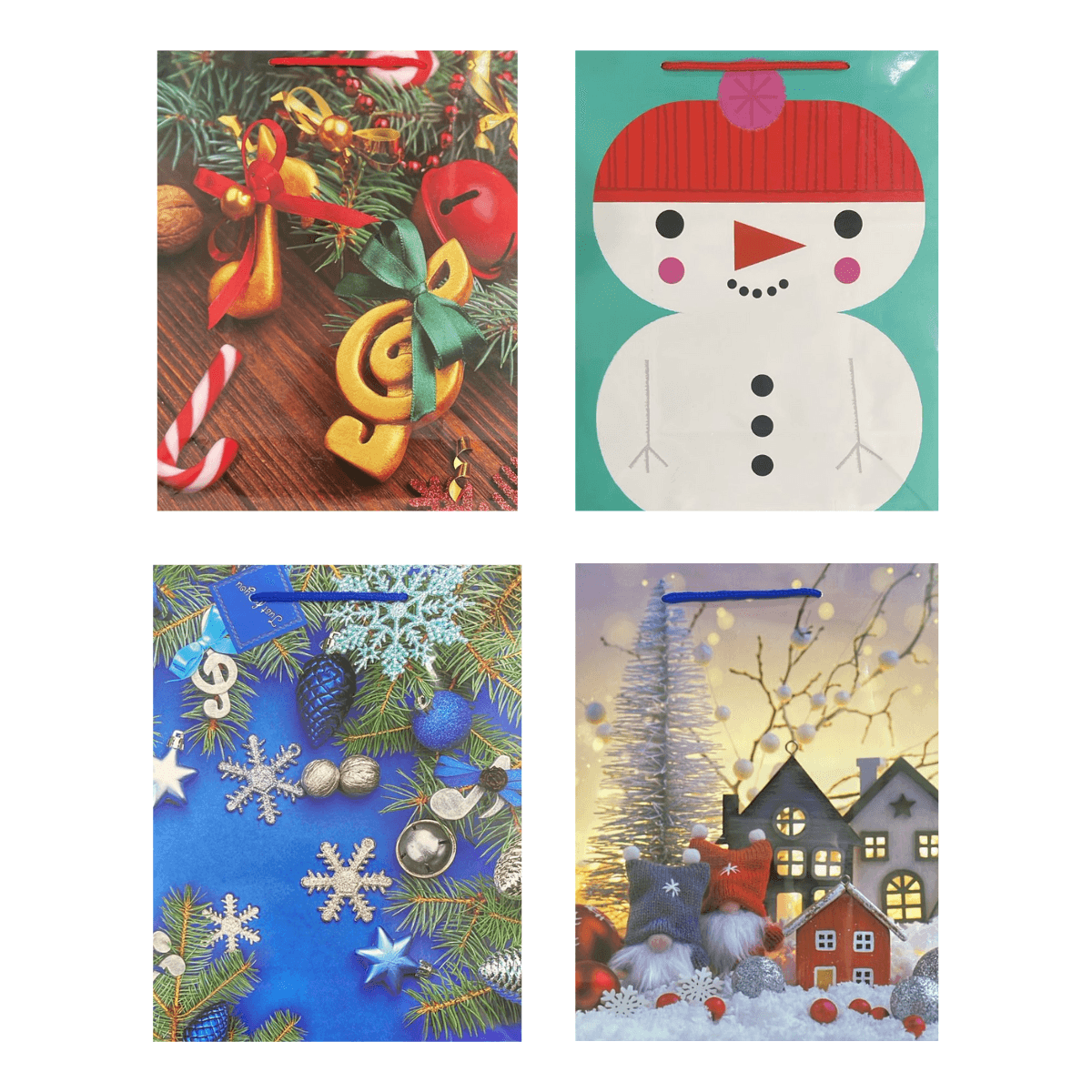 Sacola Plastificada Diversas Estampas Natal ZSS-108
