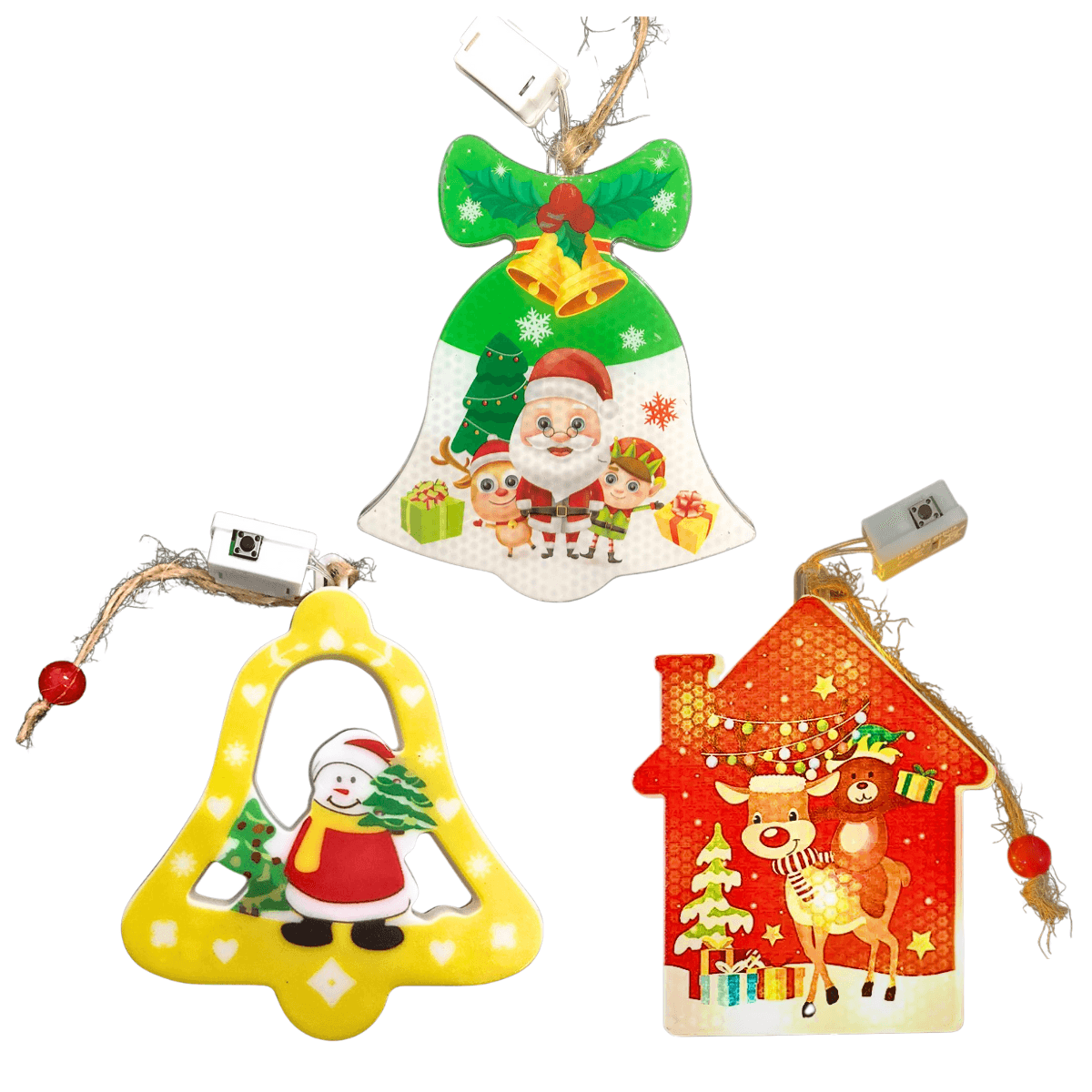 Pingente Natal Decoração Luz LED Janela AL-4746