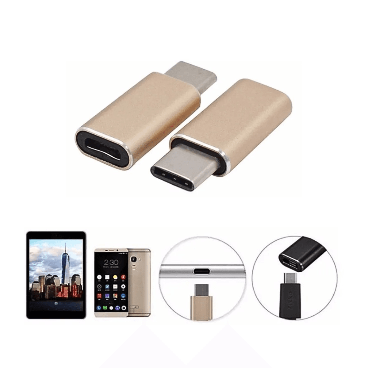 Adaptador V8 Micro USB OTG 2 0 KA-23