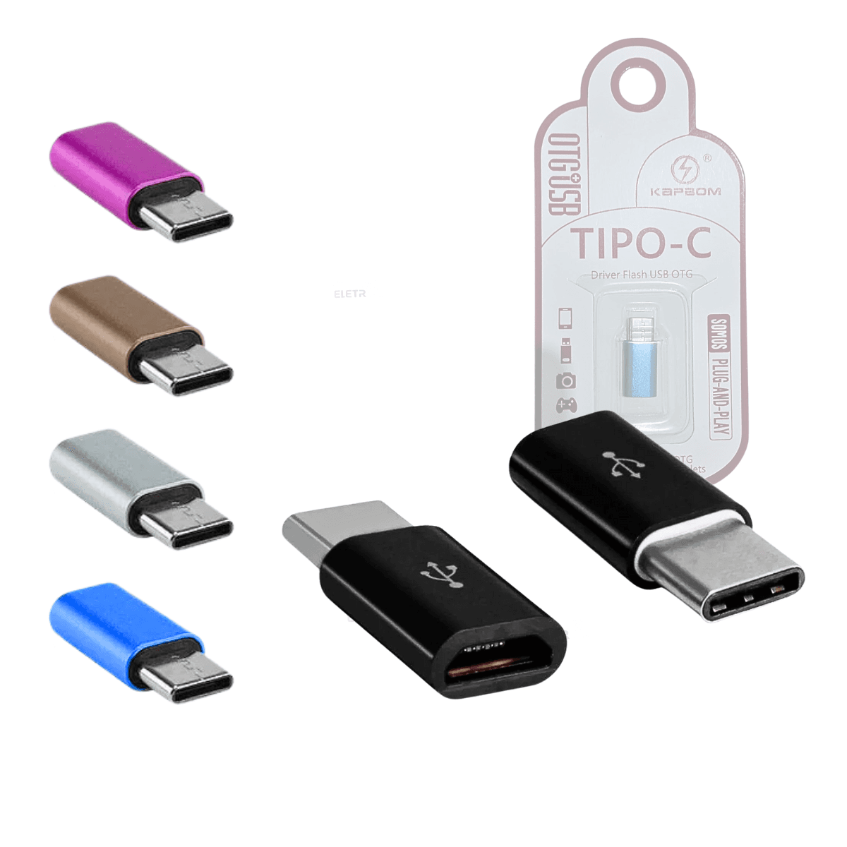 Adaptador V8 Micro USB OTG 2 0 KA-23