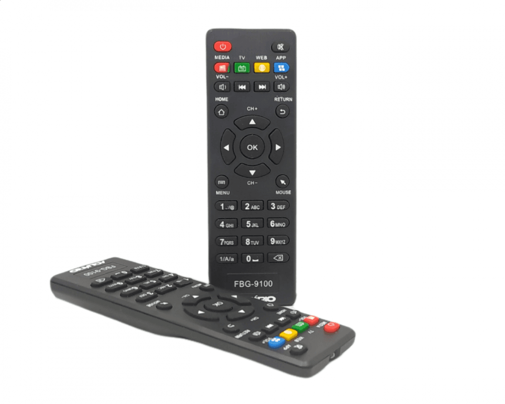 Controle Remoto Compatível Receptor TV Box Aquario FBG-9100 — default
