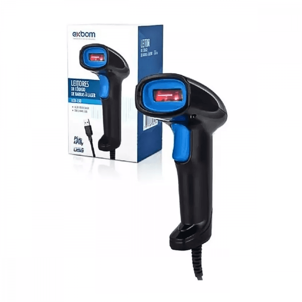 Leitor Código Barra FIO Resolução 4M USB 110v 220v LCB-150