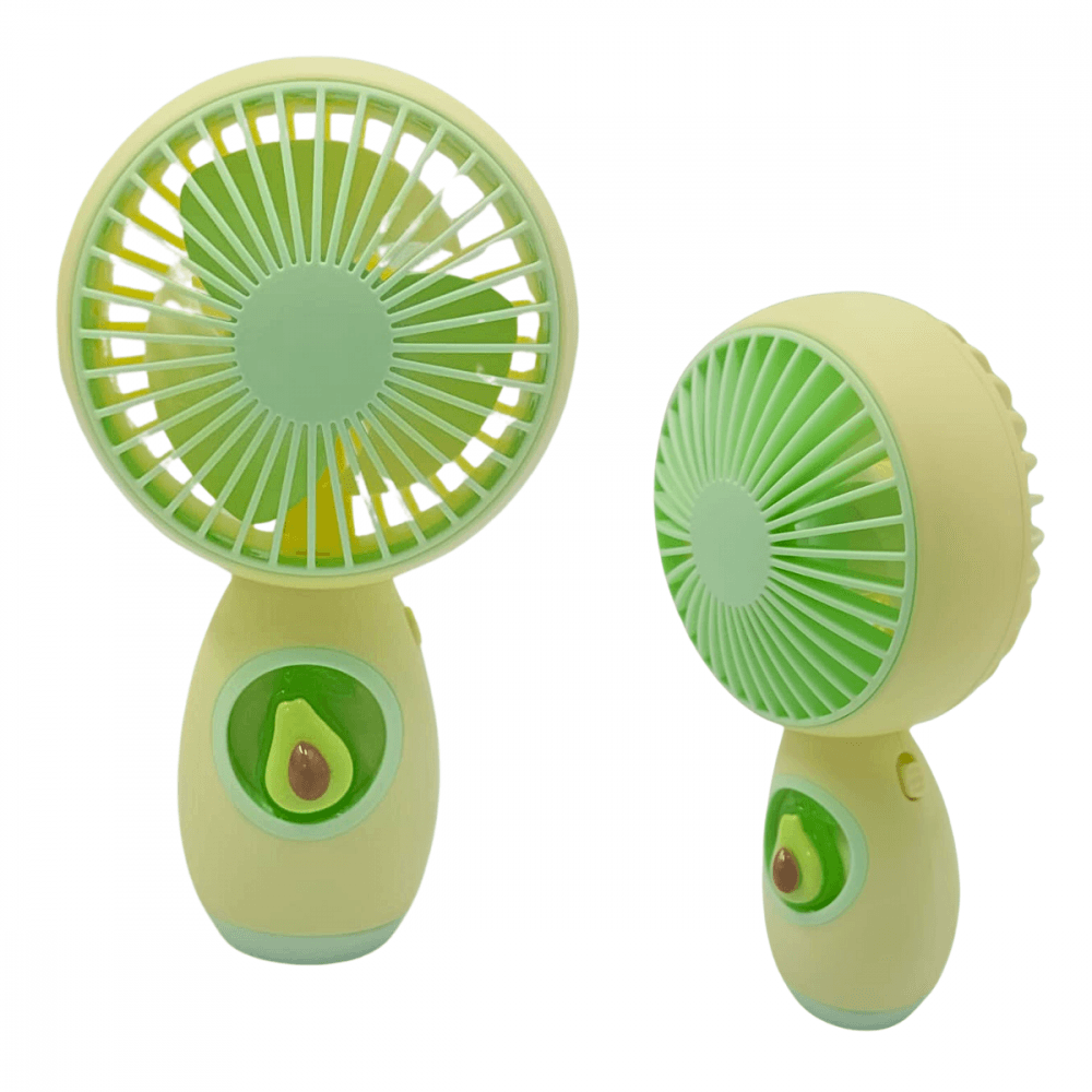 Mini Ventilador Portátil Recarregável Mesa Frutas HQ66-22B