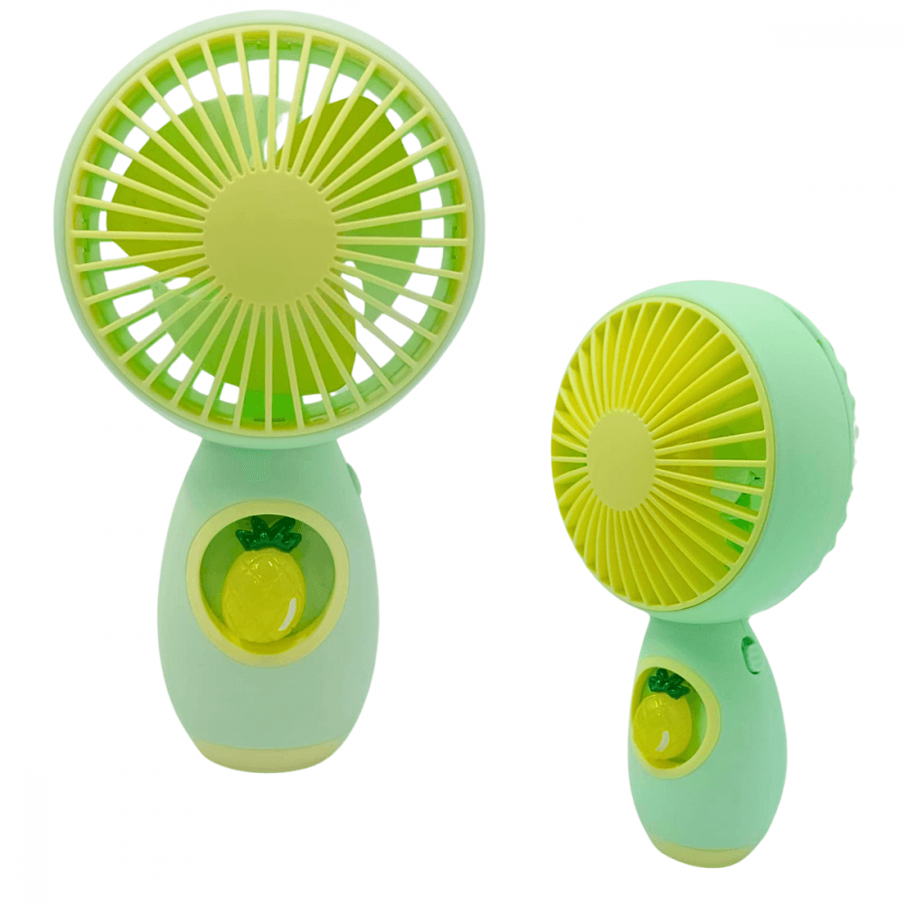 Mini Ventilador Portátil Recarregável Mesa Frutas HQ66-22B