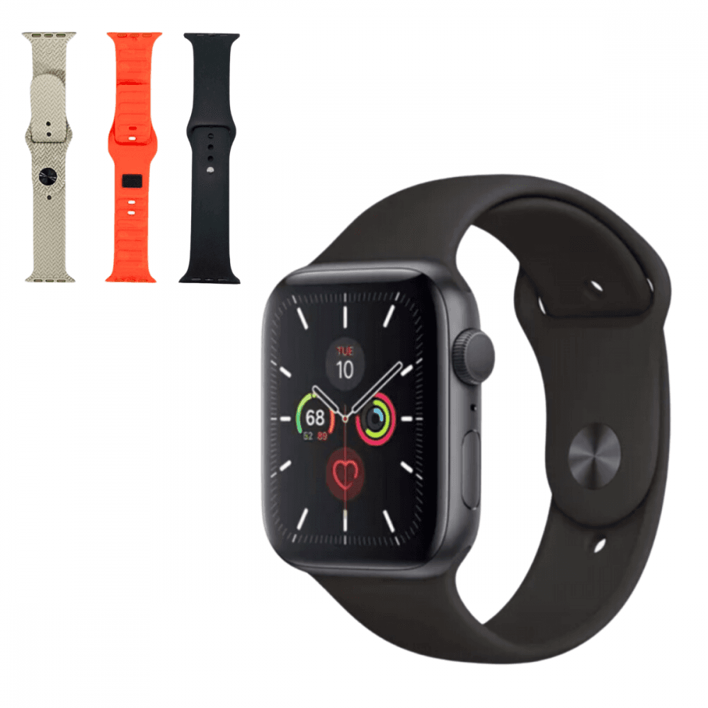 Relógio Inteligente Smartwatch 49mm 03 Pulseiras W9 W9MAX
