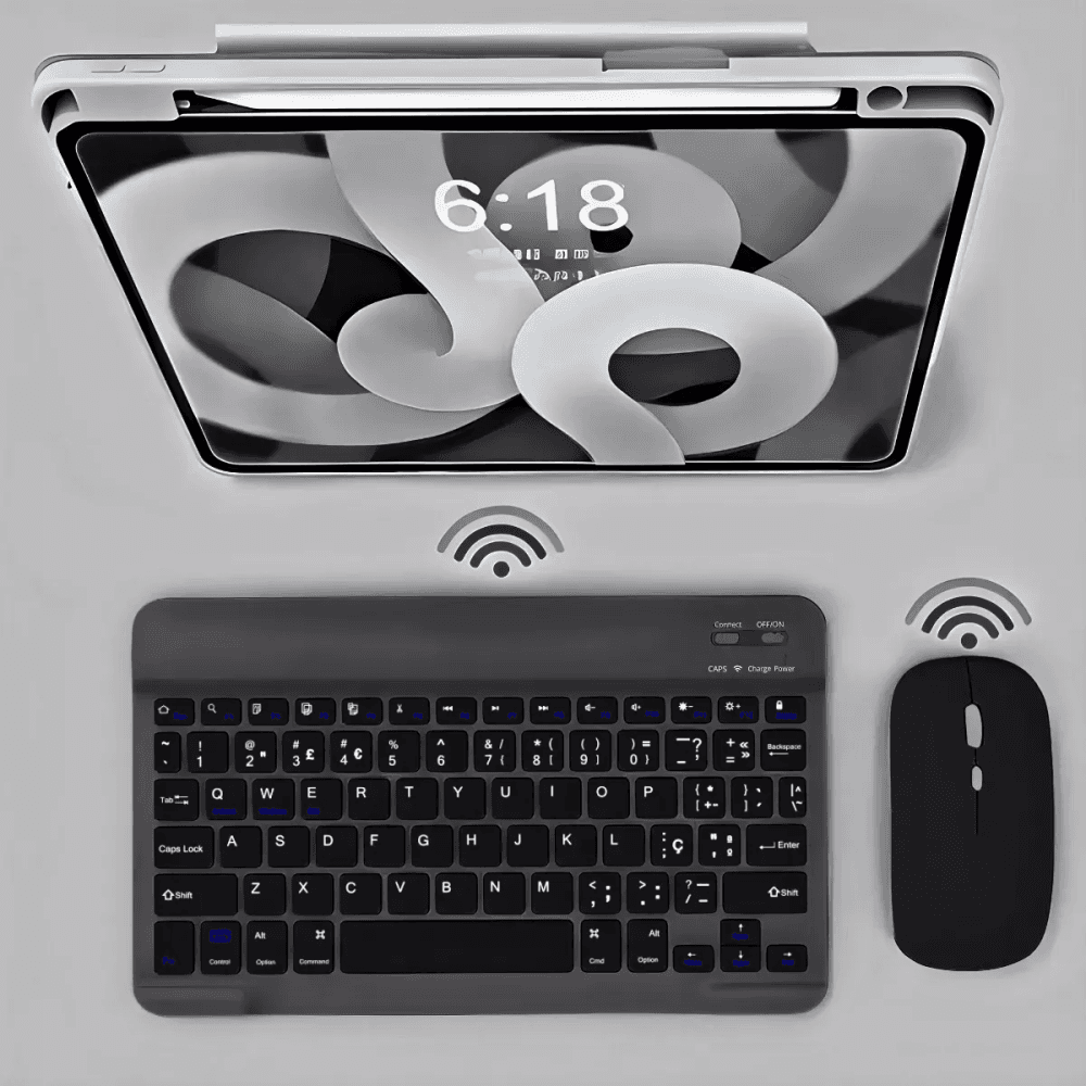 Teclado Mouse Sem Fio Ultra Fino Portátil Bluetooth EL-2102