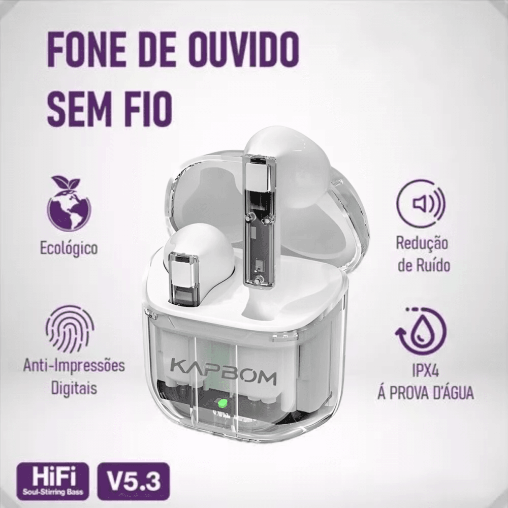 Fone Ouvido Intra Auricular Bluetooth Case KA-976