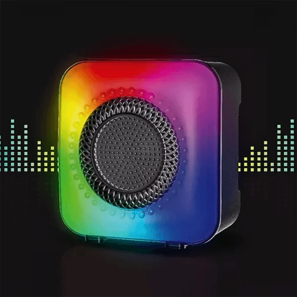 Caixa som Bluetooth sem fio Portátil LED Light RGB GTS-1373