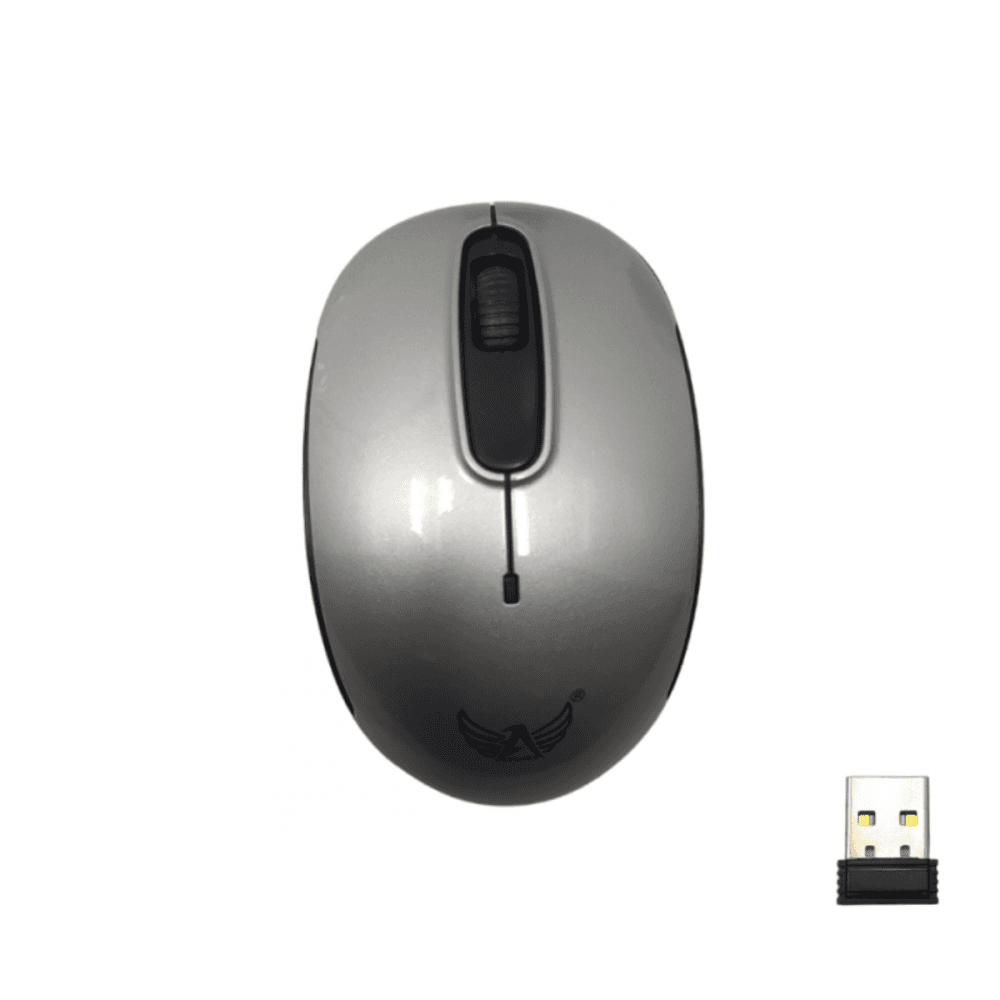 Mouse Óptico sem Fio 1600dpi PC Notebook AG-808