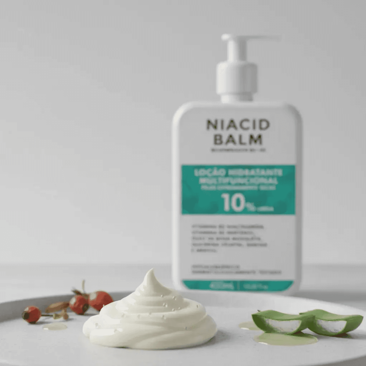 Kit Niacid Balm Loção Hidratante 450ml Esfoliante Cod89196