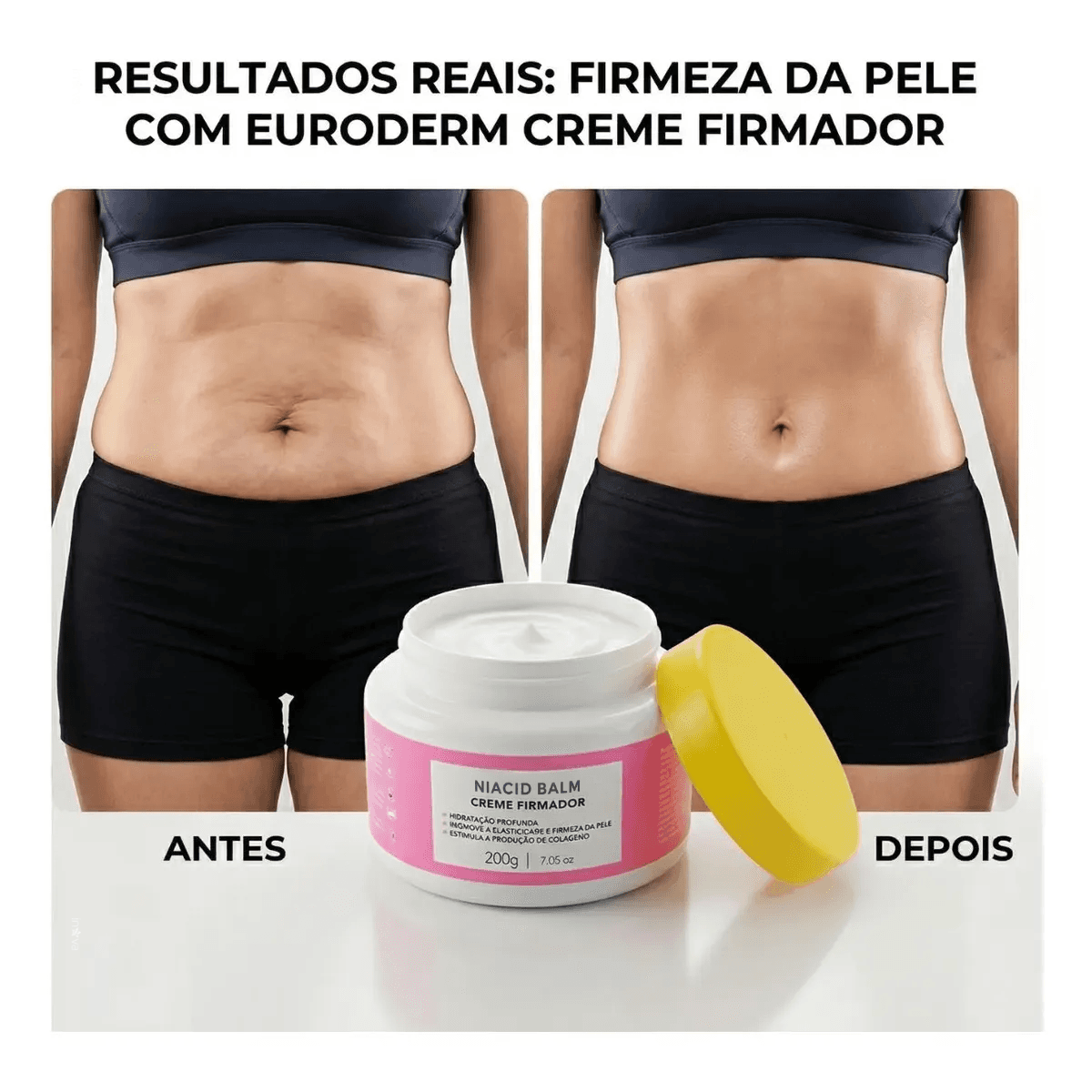 Creme Firmador Corporal Niacid Balm 200g Hidratação Cod89189