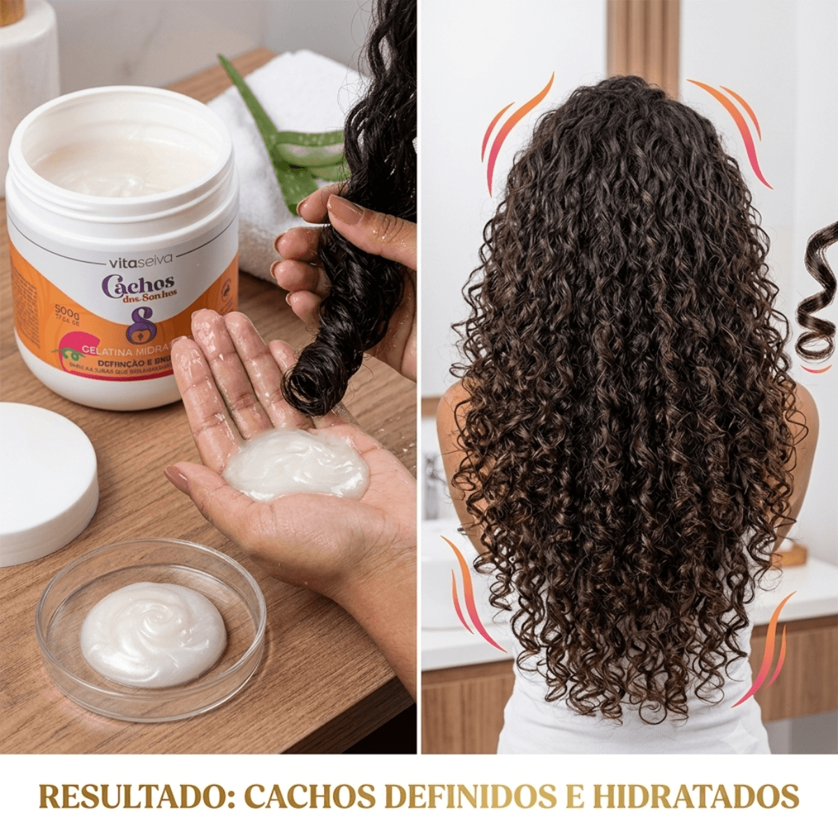 Gelatina Hidratante Cachos dos Sonhos Vita Seiva Cod89303
