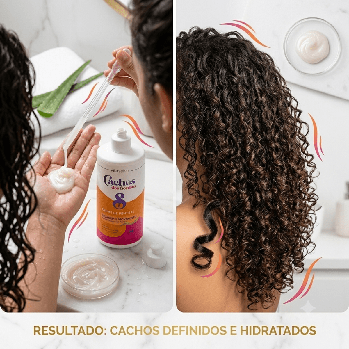 Creme Pentear Vita Seiva Cachos dos Sonhos 500ml Cod89302