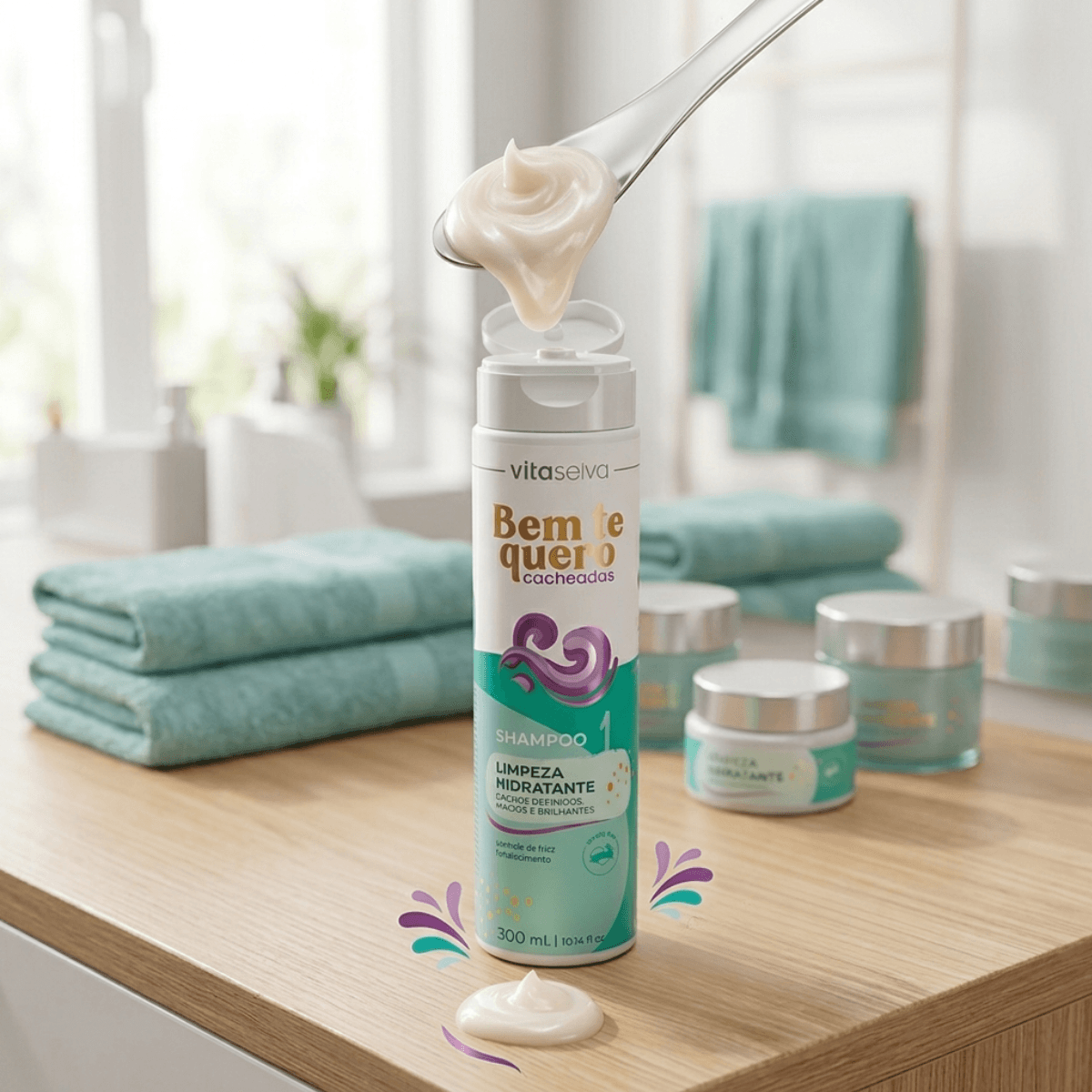 Shampoo Vita Seiva Bem Te Quero Cacheadas 300ml Cod87883