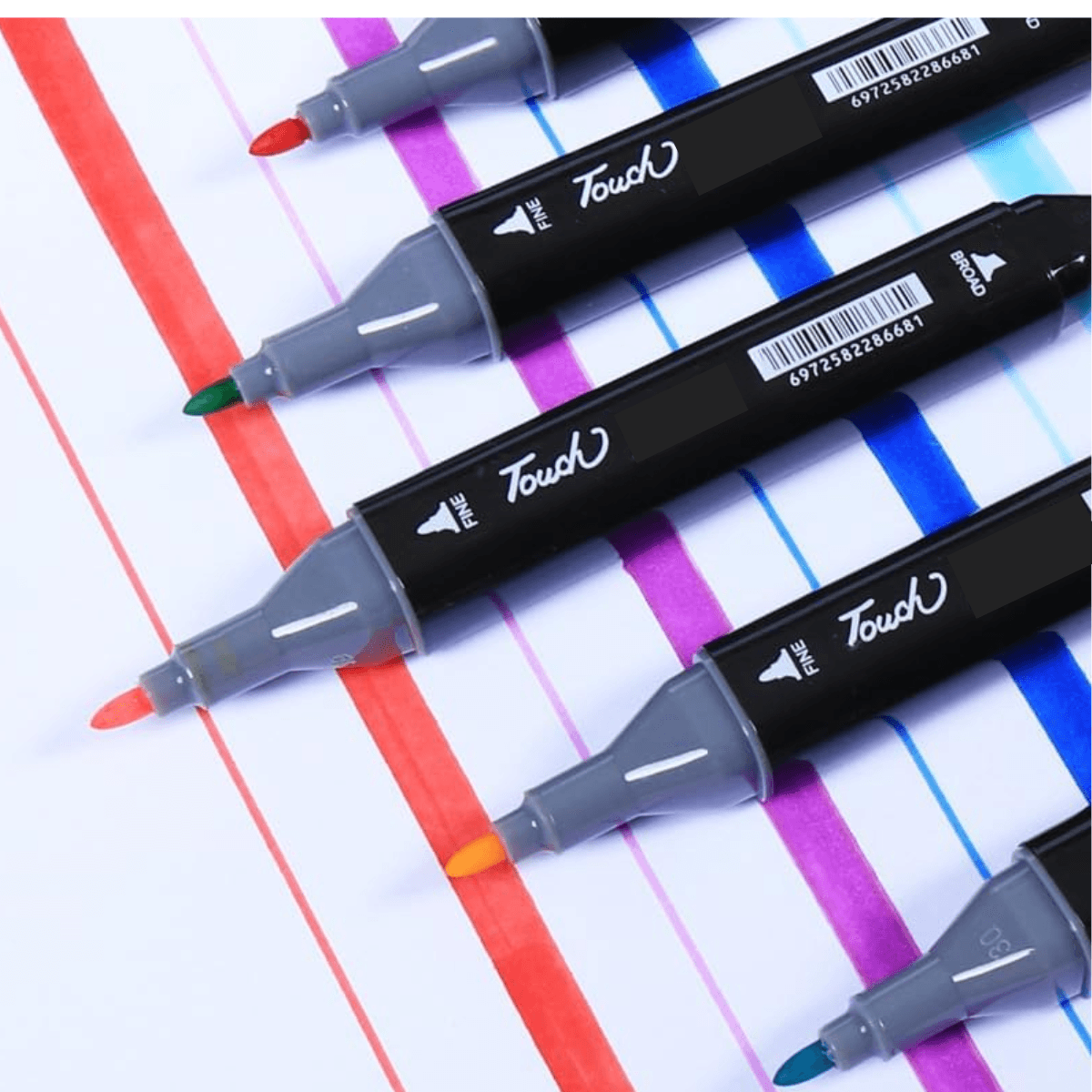 Maleta Canetinhas Coloridas 36 Cores Desenho TouchSweet36K51