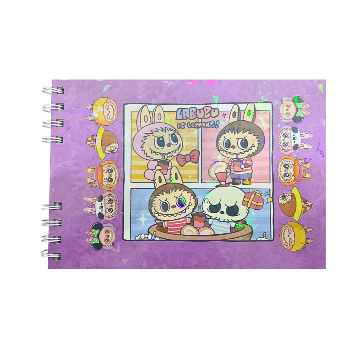 Caderno Desenho TURMA Urso Monster Capa Dura A5 BF-003Turma — Lilás