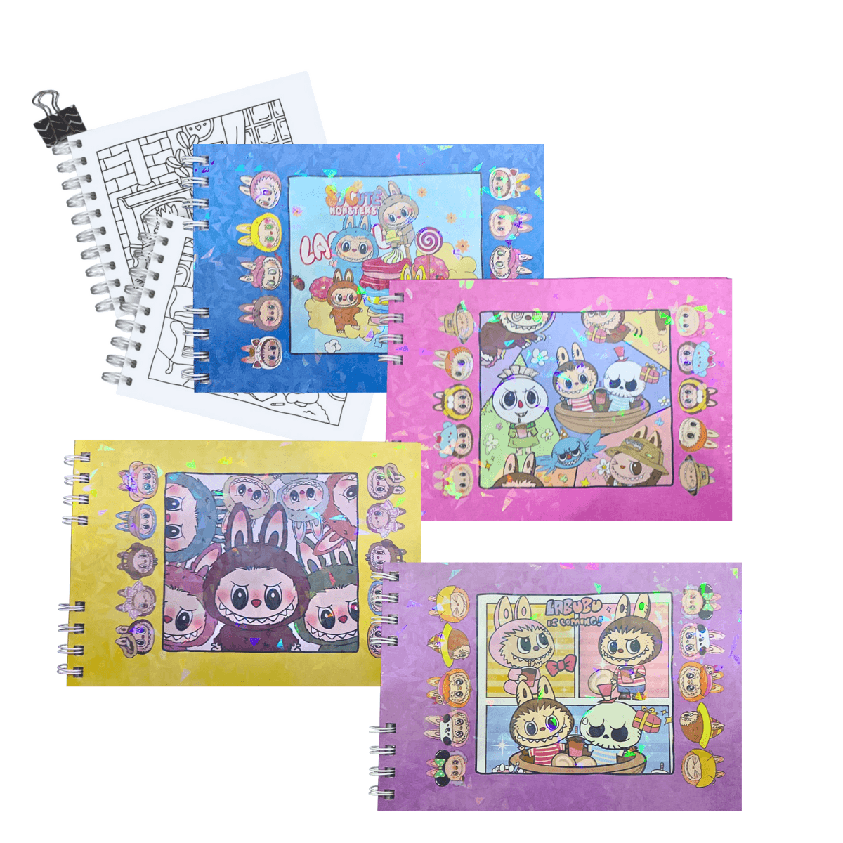 Caderno Desenho TURMA Urso Monster Capa Dura A5 BF-003Turma