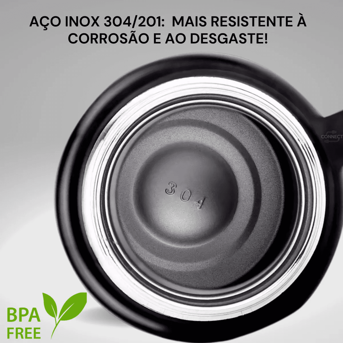 Garrafa Térmica Squeeze 600 ml Aço Inox Alça Tampa TZ-005