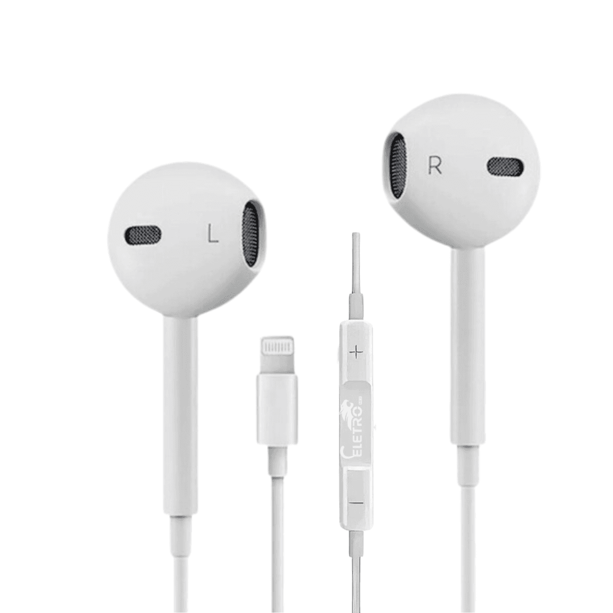Fone Ouvido Intra Auricular Fio Microfone Conexão EL-1408