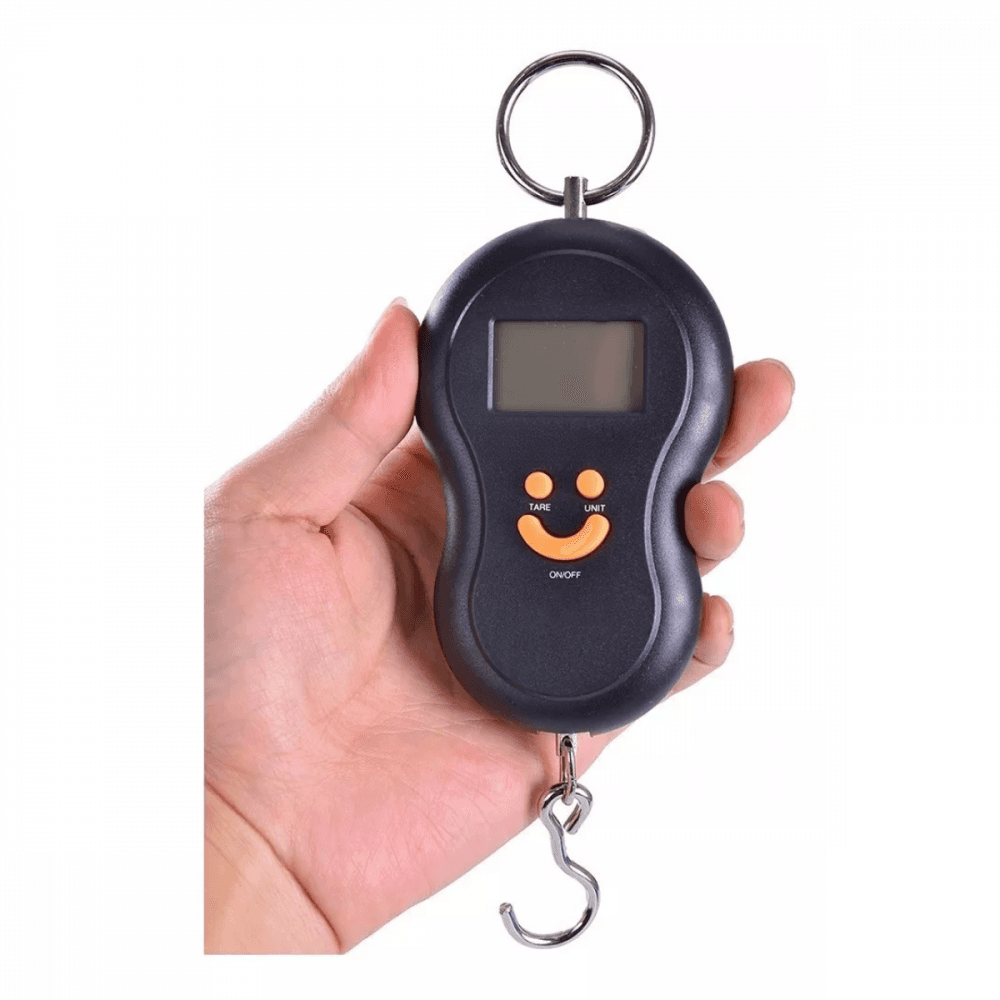 Balança Portátil Visor Digital LCD Gancho 50 Kilos KA-B107