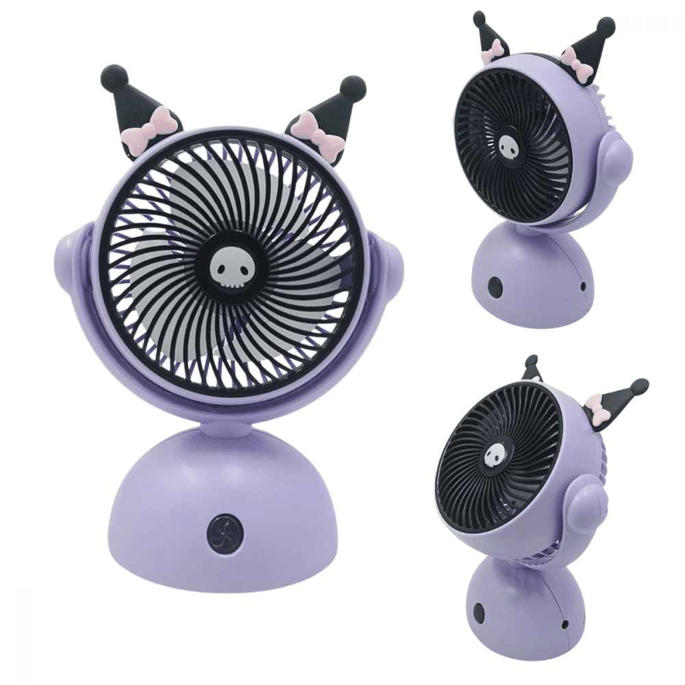 Mini Ventilador Portátil Recarregável Mesa Fan 8200D