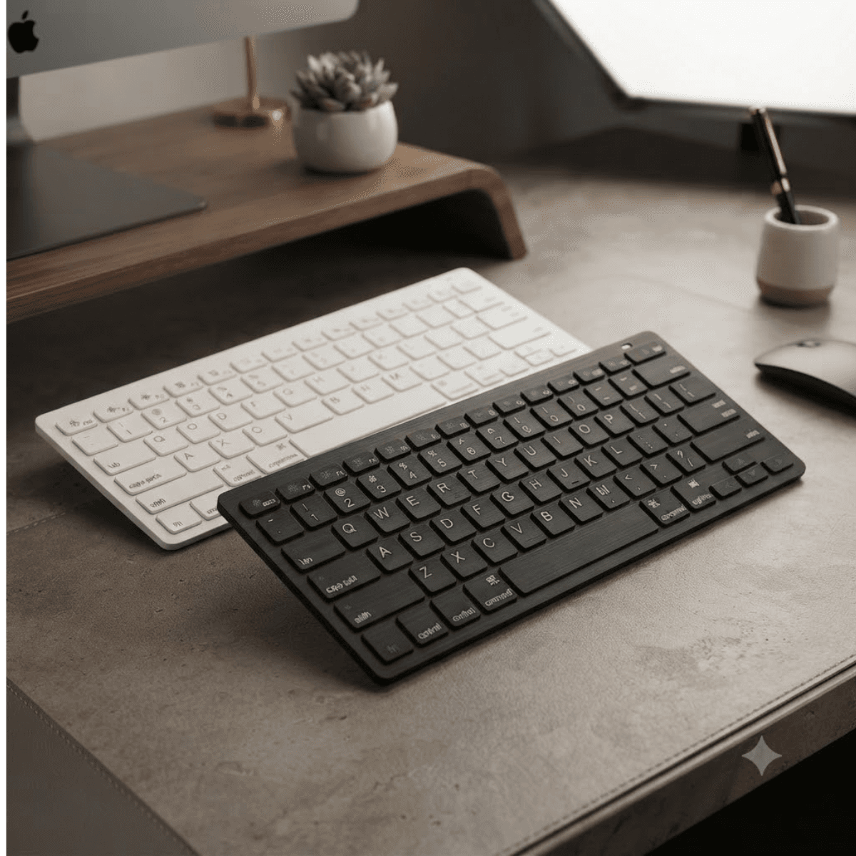 Teclado Ultra Fino Bluetooth a Pilha Lehmox LAY-174