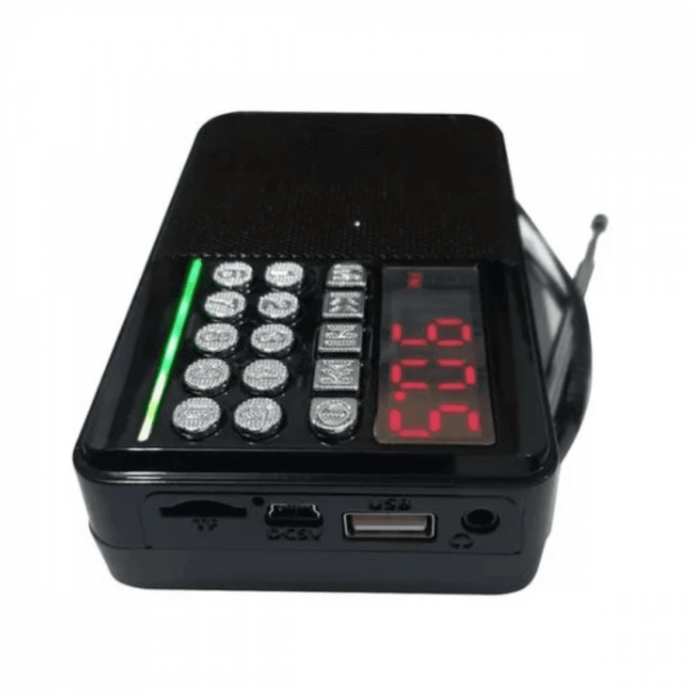 Rádio Portátil Retro Bluetooth 3W Bivolt Recarregável JD-35