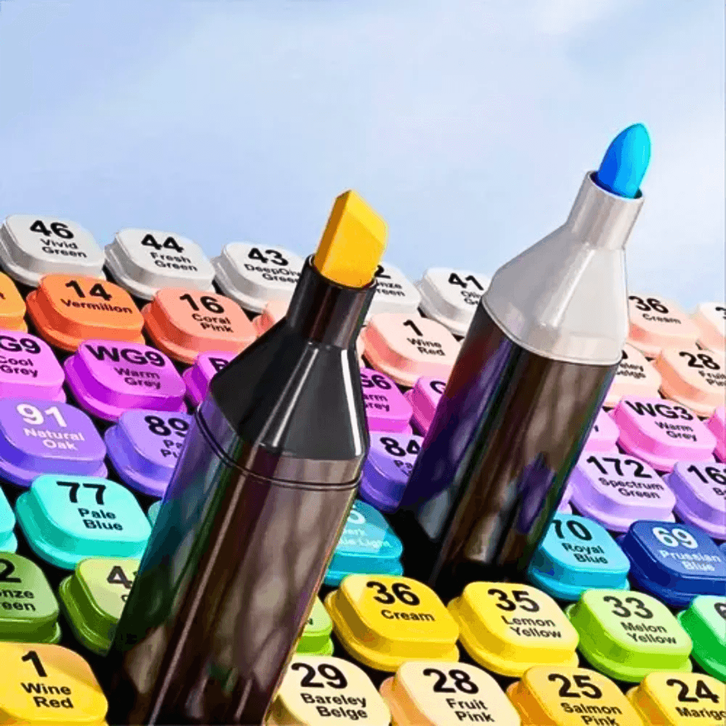 Kit 36 Canetinhas Caderno Desenho 36CanetinhasCaderno