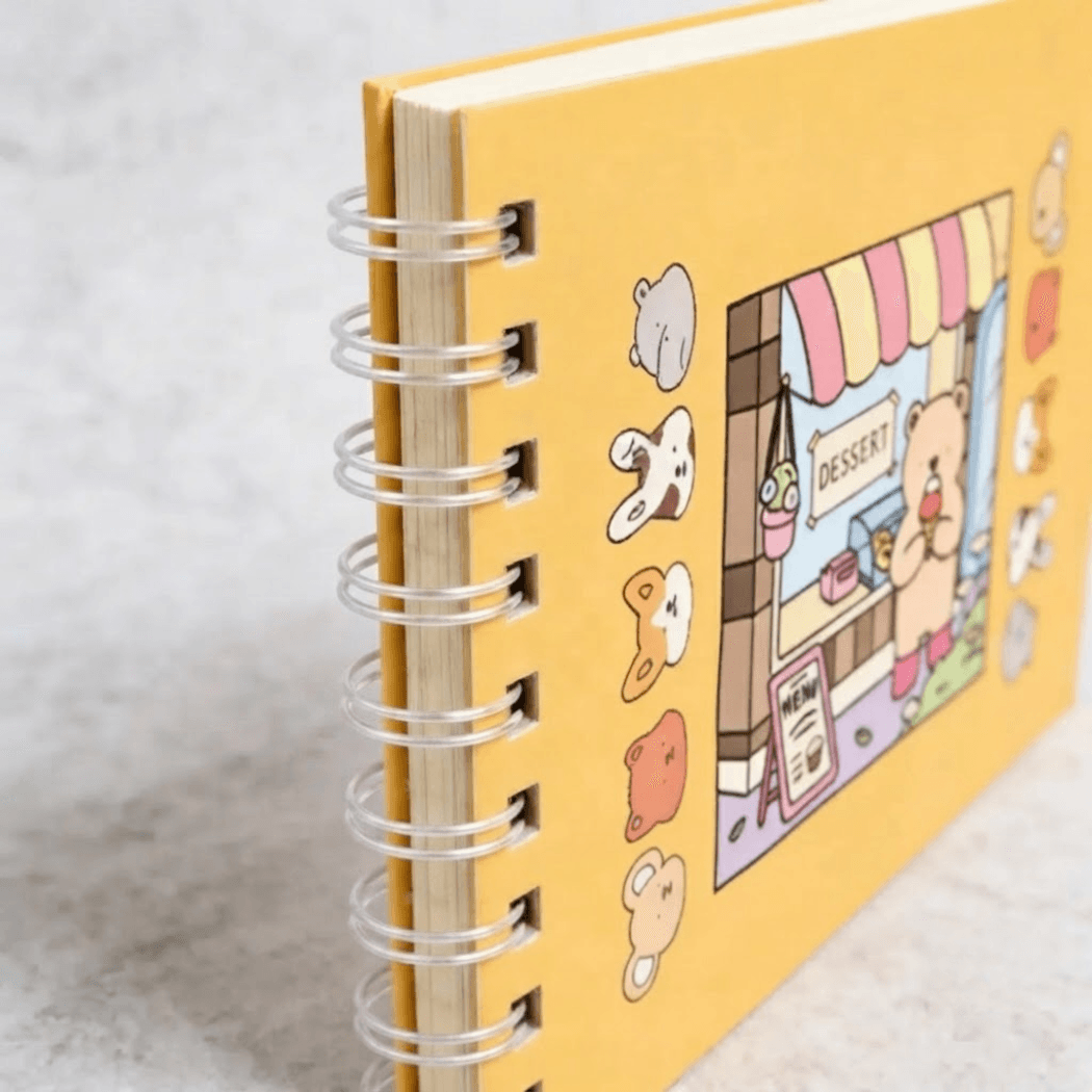 Kit 36 Canetinhas Caderno Desenho 36CanetinhasCaderno