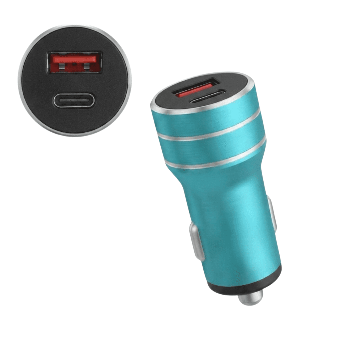 Carregador Veicular Entrada USB Tipo-C Rápido 3 4A LE-531