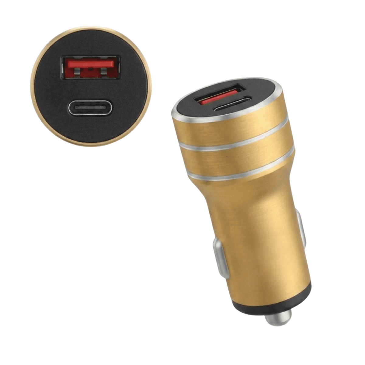 Carregador Veicular Entrada USB Tipo-C Rápido 3 4A LE-531