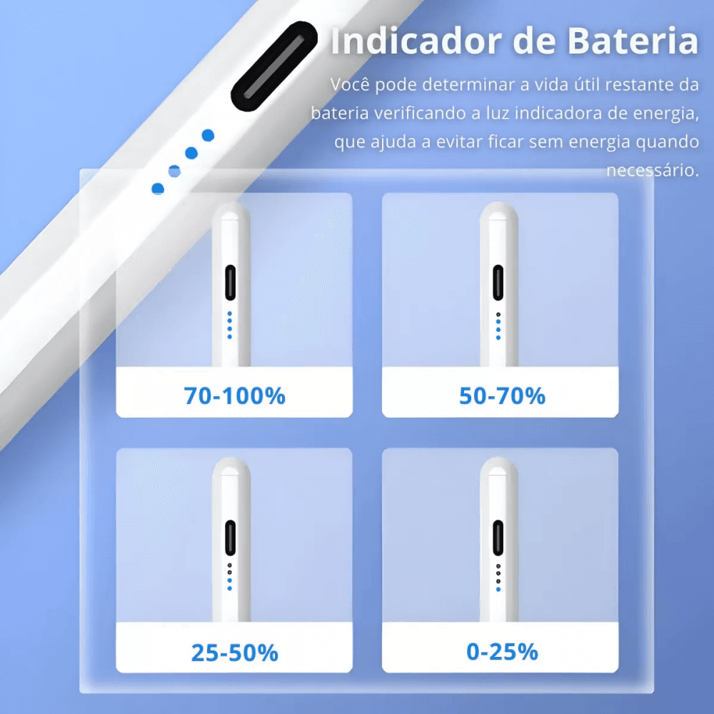 Caneta Touchscreen 1 5mm Stylus Universal Celular EL-1841