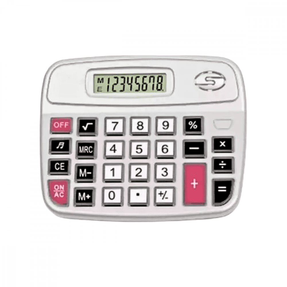 Calculadora Eletrônica Mesa 8 Digitos Tela LCD KA-1175