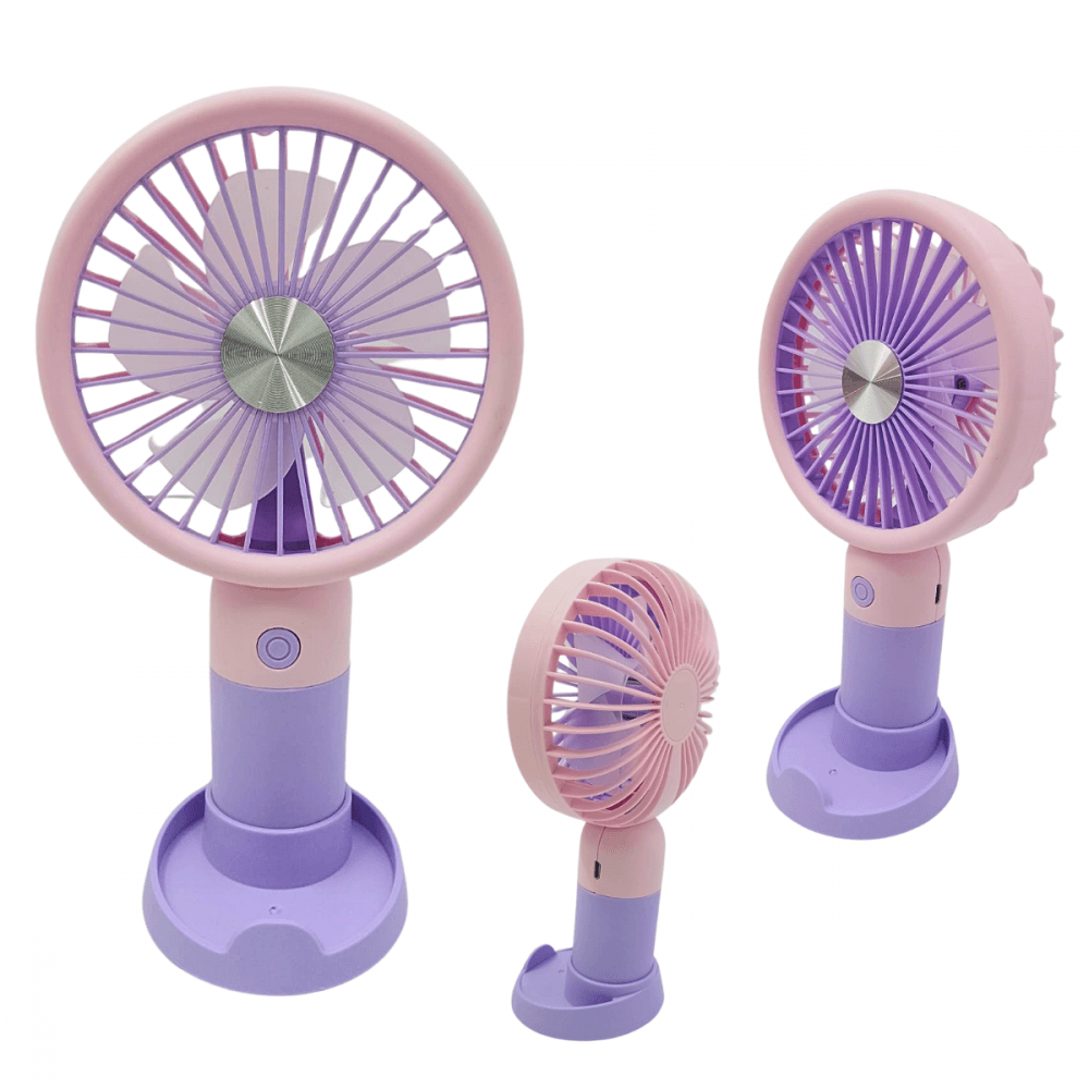 Mini Ventilador Portátil Recarregável Mesa Summer Fan 6826
