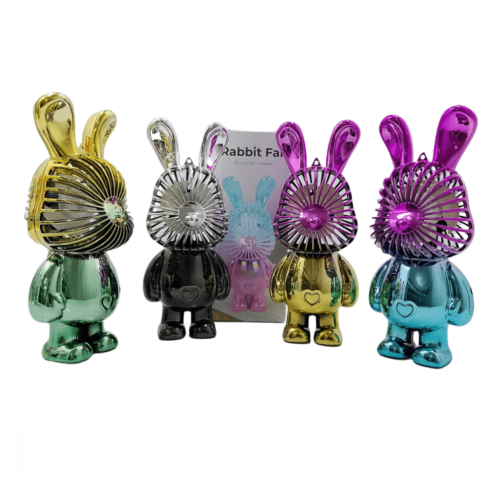 Mini Ventilador Portátil Recarregável Mesa Rabbit Rabbit126