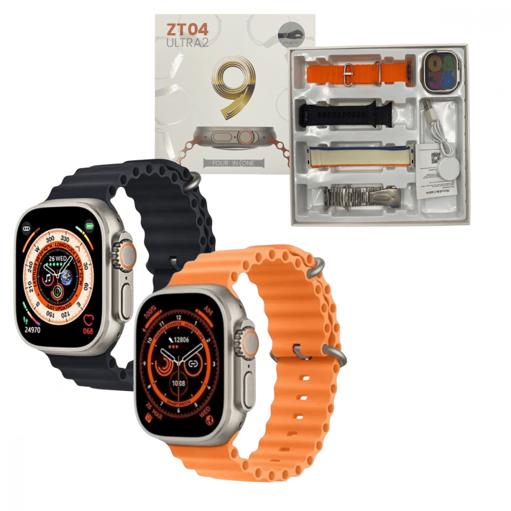 Relógio Inteligente Smartwatch 49mm 04 Pulseiras ZT04ULTRA2 — default