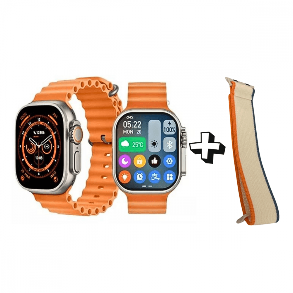 Relógio Inteligente Smartwatch 49mm 04 Pulseiras ZT04ULTRA2