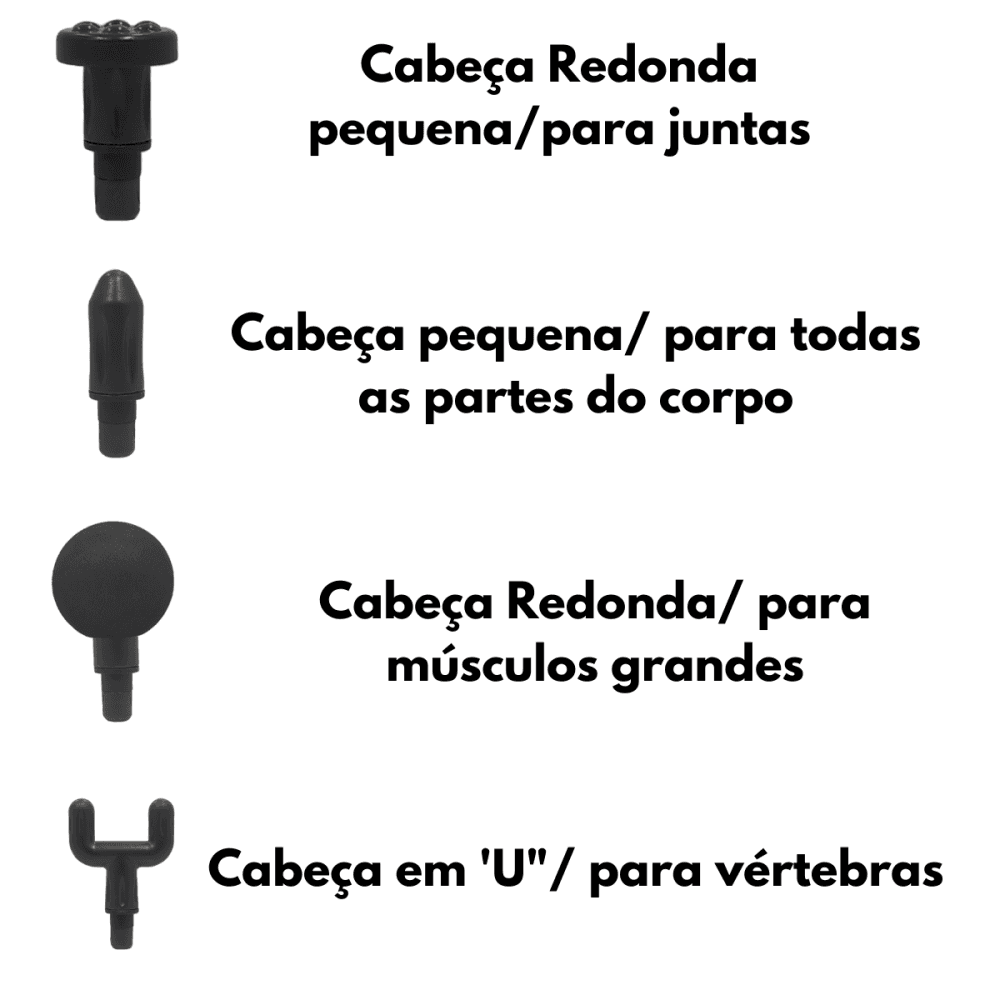 Mini Pistola Massageador Elétrico Muscular Portátil KA-1177