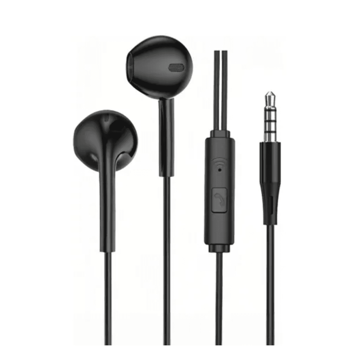 Fone Ouvido Fio Microfone P3 Conexão 3 KA-736 — Preto