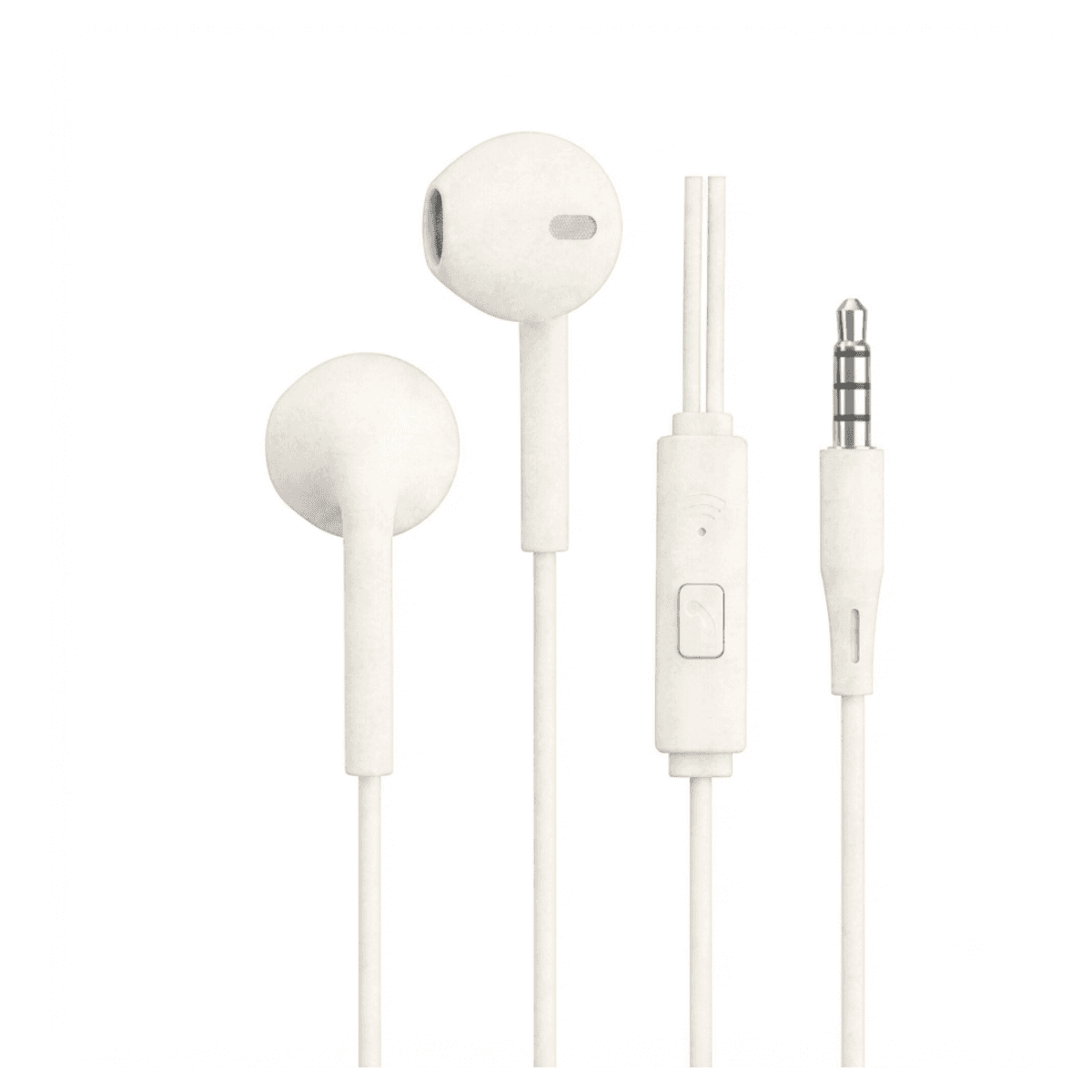 Fone Ouvido Fio Microfone P3 Conexão 3 KA-736 — Branco