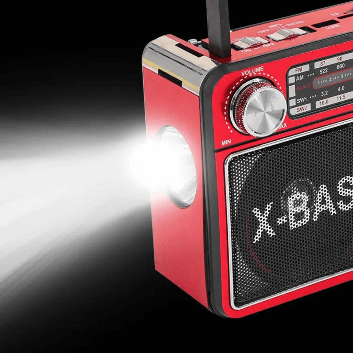 Rádio Retrô Portátil Bluetooth Relógio Analógico KA-135