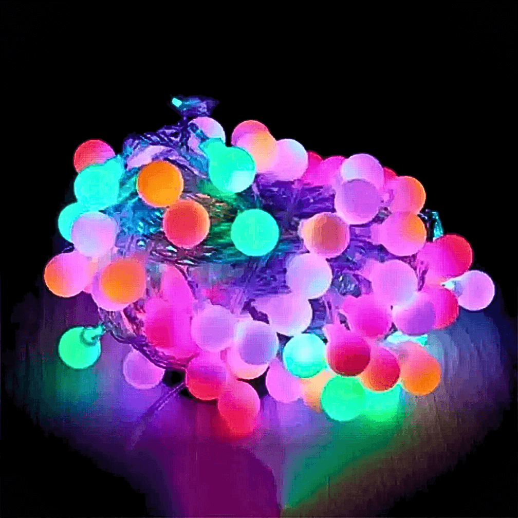 Pisca Natal Bolinhas 3 5M Led Colorido 28 AL-3714110V