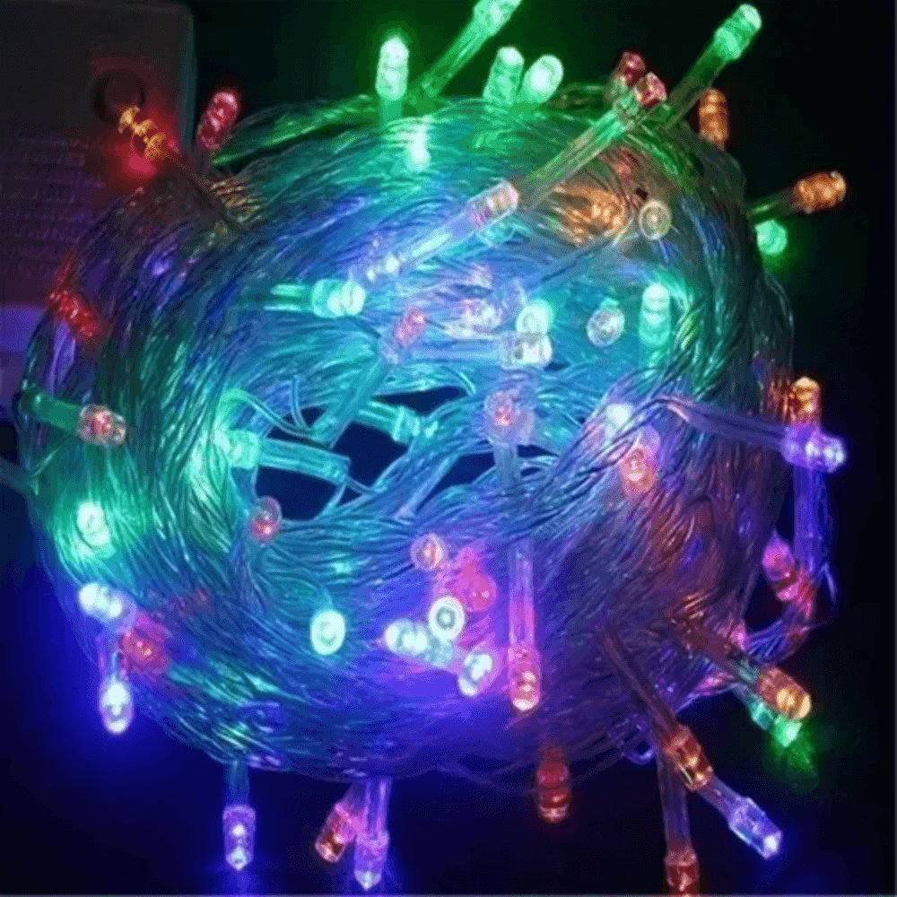 Pisca Luzes NATAL LED Colorido 9 Metros Fio AL-3701110V