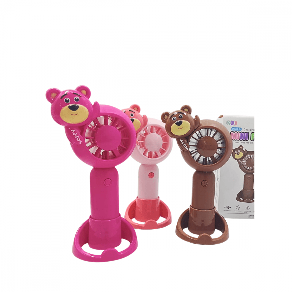 Mini Ventilador Portátil Recarregável Mesa Fan URSO 20220A