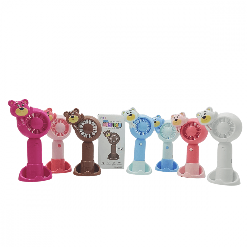 Mini Ventilador Portátil Recarregável Mesa Fan URSO 20220A