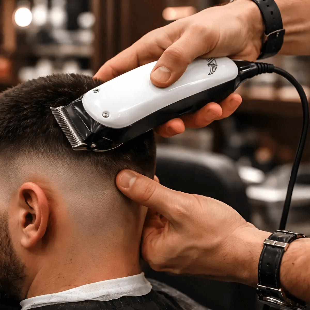 Máquina Cortar Cabelo Fio Profissional AL-2133