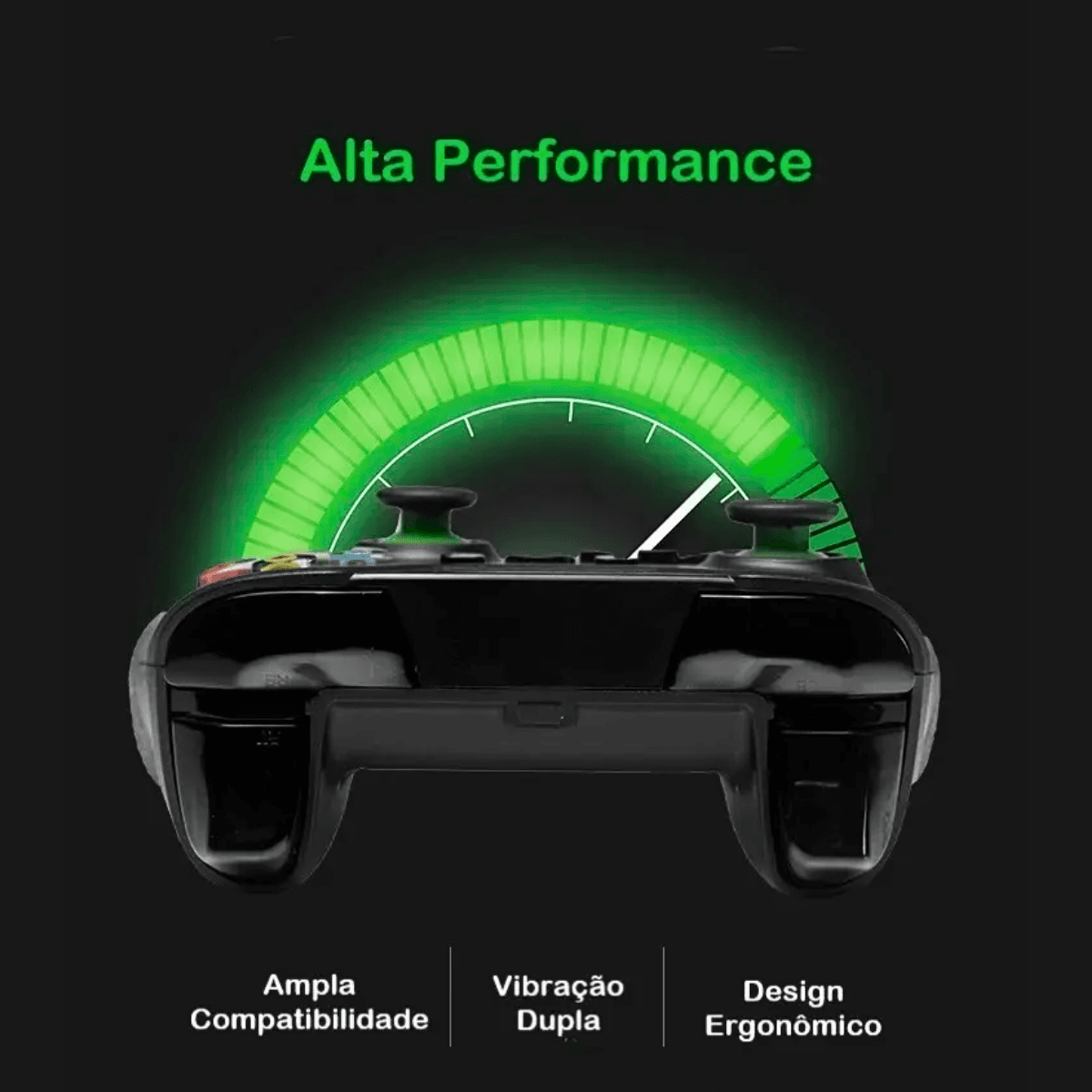 Controle Gamer Sem Fio Compativel Computador Xbox AL-6113W
